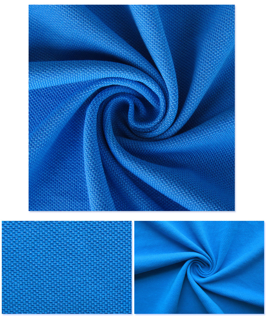 180G Mercerisé 85% Polyester 15% Coton TC Spandex Piqué Tissu