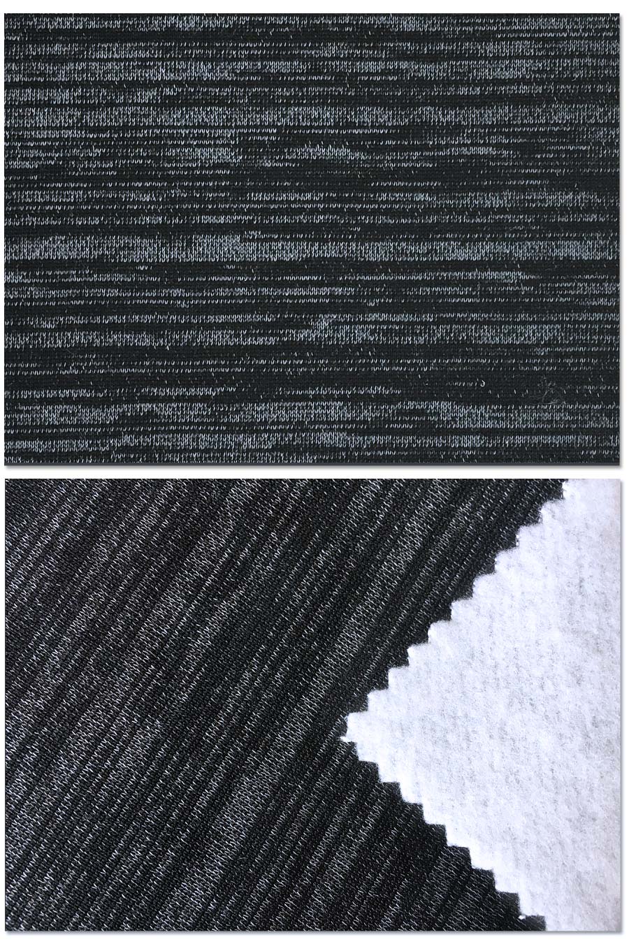 Tissu polaire brossé CVC 60% coton 40% polyester