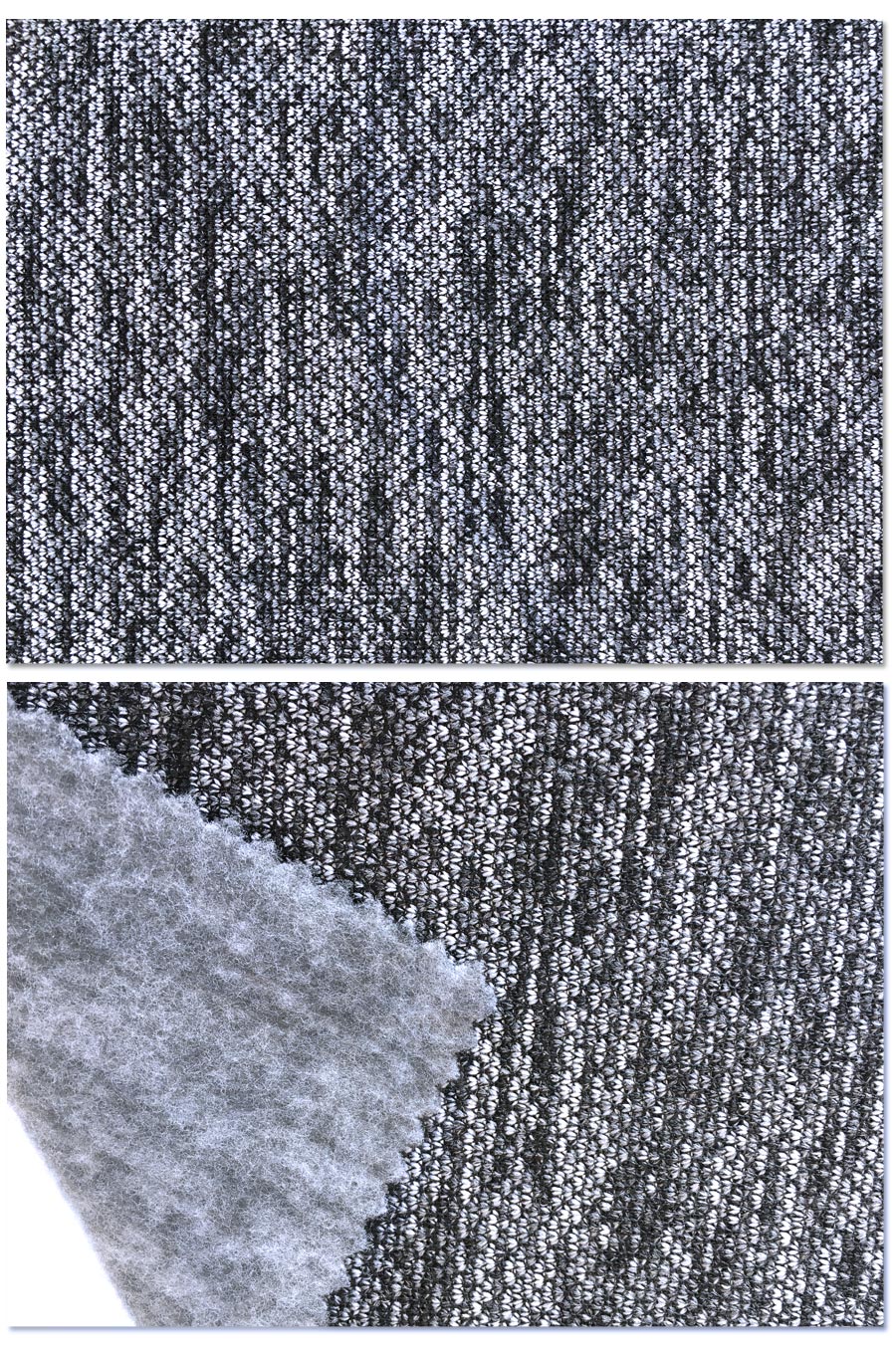 Tissu polaire brossé jacquard polyester 1,8 m 240 g